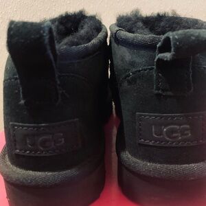 UGG Women’s Midnight Black Fleece-Lined Boots